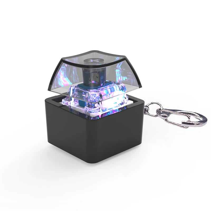 Mechanical switch keychain ASMR clicky stress-relief toy